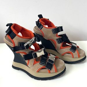 DKNY Sporty Wedge Sandals